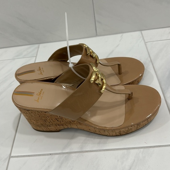 NEW! Sam Edelman Yardlie Emblem Platform Wedge Sandals - Size 10 - Picture 8 of 16